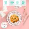 White and Rose Gold Party Supplies - 350 PCS Disposable Dinnerware Set - White Paper Plates Napkins Cups, Gold Plastic Forks Knives Spoon for Graduation, Birthday, Cocktail Party